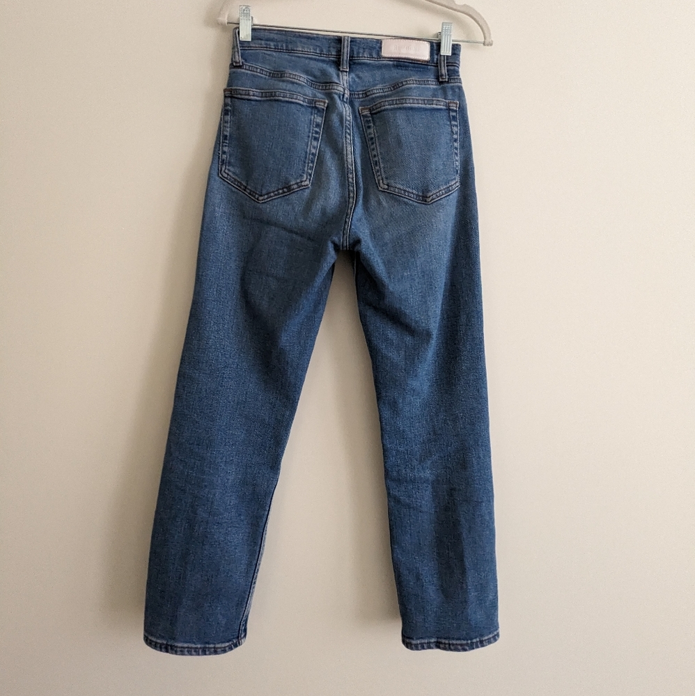 Re/done Stove Pipe Jeans size 26 Dusted Blue - Picture 5 of 13